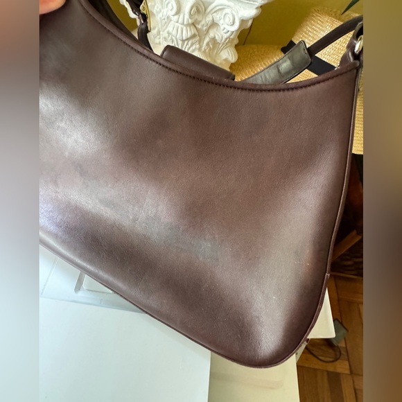 SOLD Coach Vintage Ergo 8319 Y2K Legacy Mocha Demi Leather Hobo Bag - Picture 13 of 14